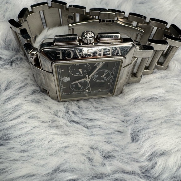 Versace Silver Stainless Steel Watch
